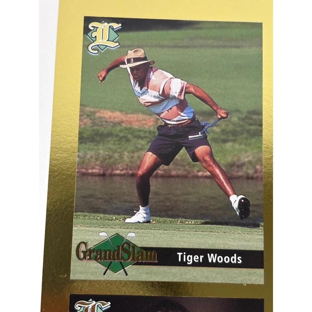 Tiger Woods Legends 9 card UnCut‎ Sheet Grand Slam
